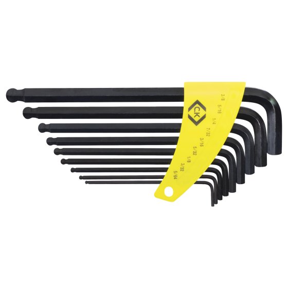 Hexagon Key Clip Set of 9