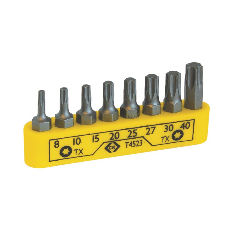 Screwdriver Bit Set 8 TX CK Tools