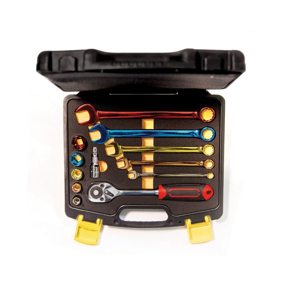 Coloured Socket & Spanner Set CK Tools