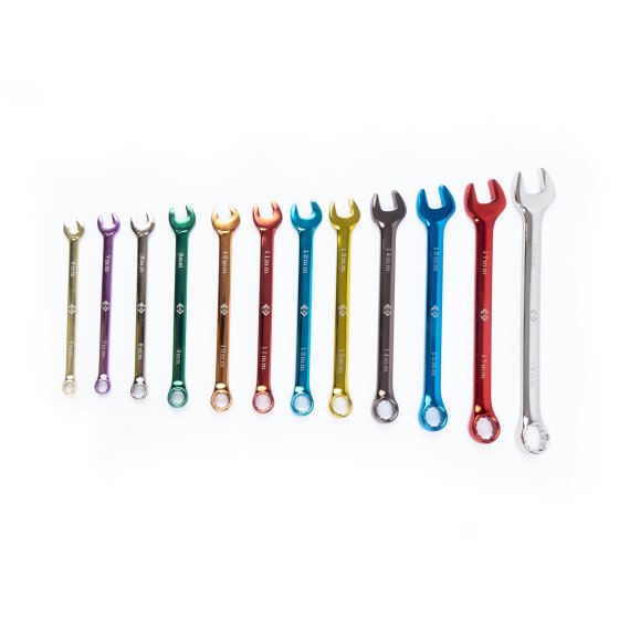 Colour Coded Spanner Set of 12