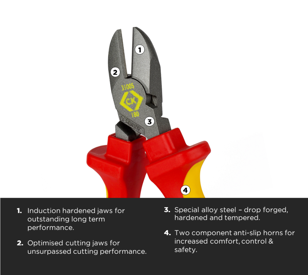 VDE Side Cutter | CK Tools