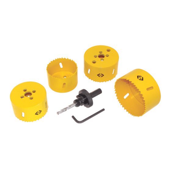 Hole Saw Kit 6 pc Downlight Carl Kammerling International Limited