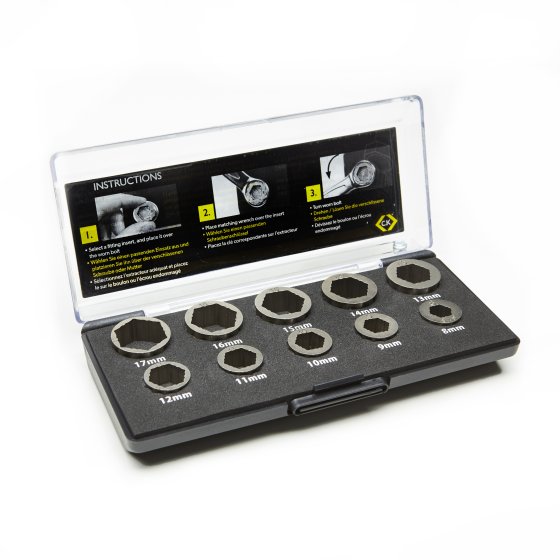 Damaged Nut Extractor Set