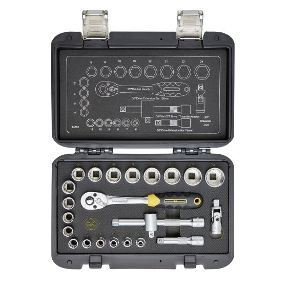 Socket Set 3/8" Drive 23Pce Socket Set 3/8" Drive 23Pce