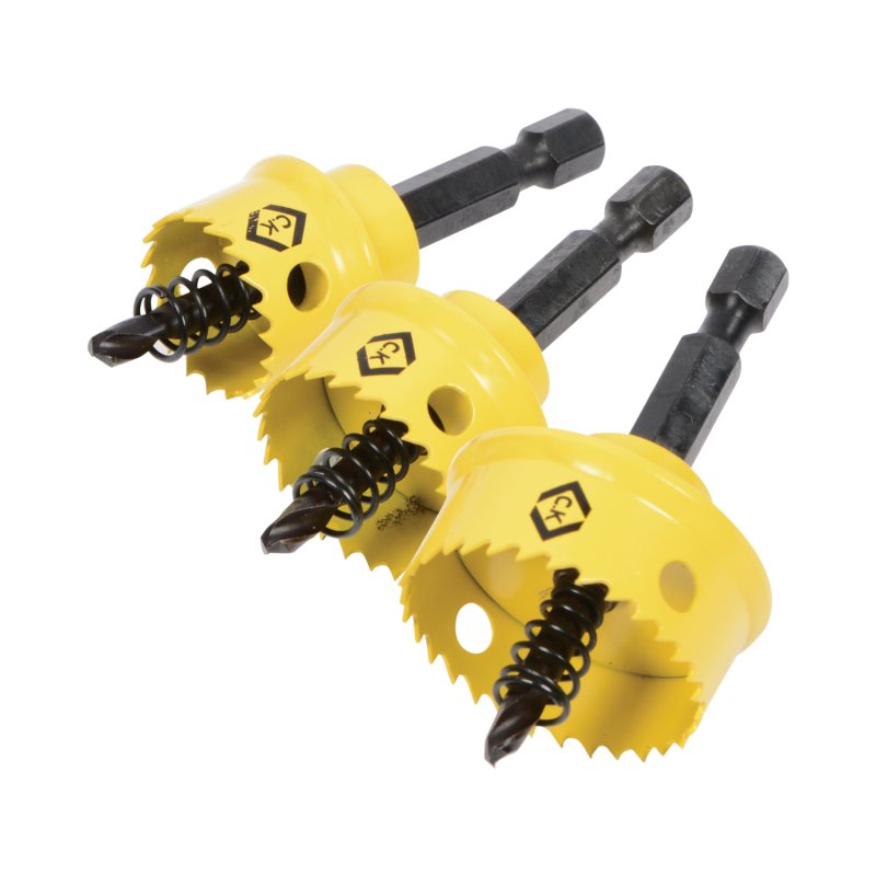 Sheet Steel Holesaw 3 Pc Set CK Tools